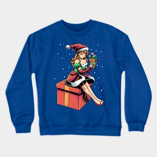 Christmas Girl Crewneck Sweatshirt